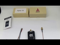 AKK Alpha16 ワイヤレスビデオトランスミッター 5.8G 16W FPV VTX 96CH RCドローン画像伝送用