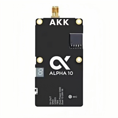 AKK 5.8G 10W VTX Alpha10 ビデオトランスミッター、80 CH ドローン RC アクセサリー対応 Smart Audio