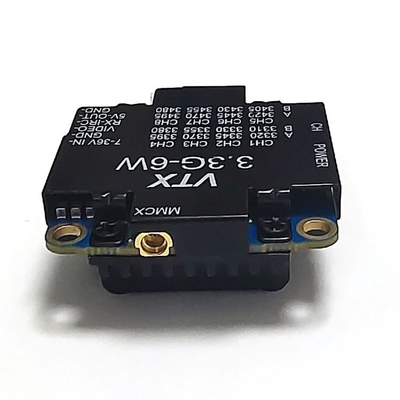 3.3Ghz 6W 無線オーディオビデオトランスミッター 3.3G UAV FPV VTX RC ドローンのためのビデオトランスミッション