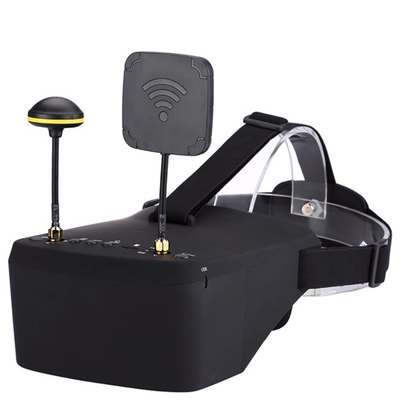 5.8G 40CH FPV ゴーグル 5インチ プラスチック DVR ビデオメガネ プロ用ドローンアクセサリー