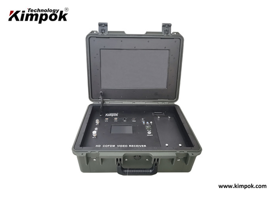 Kimpok HD COFDMの17インチ1TBの記憶のビデオ受信機の無線電信