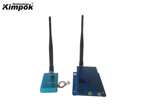 1.5Ghz ワイヤレスビデオ送信機と受信機 アナログ FPV ビデオリンク 1500mW
