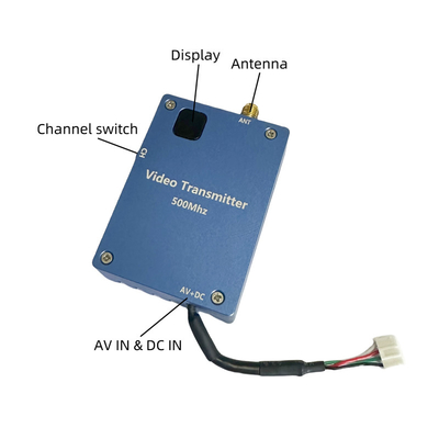 KP-500 TX 2W 明確な安定した画像送信のための新しい無線ビデオトランスミッター