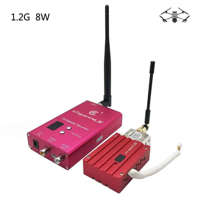赤 1.2Ghz 8W デジタル Vtx Fpv 8チャネル