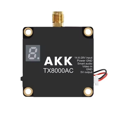AKK 8W 5.8G ウルトラビデオ伝送 5.8GHz ドローンビデオ送信機 8W VTX 96CH