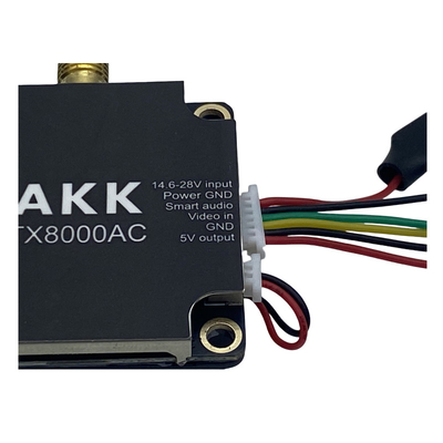 AKK 8W 5.8G ウルトラビデオ伝送 5.8GHz ドローンビデオ送信機 8W VTX 96CH