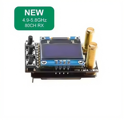 AKK Diversity RX 4.9Gから5.8G FPV VRX 無線ビデオ受信機 80CH RC FPVレーシングドローン