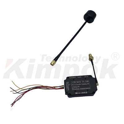 3.3G 3.5W FPV UAVビデオトランスミッター 3.3GHz VTX IRC 24CH 25mW/2000mW/3500mW FPV VTXモジュール