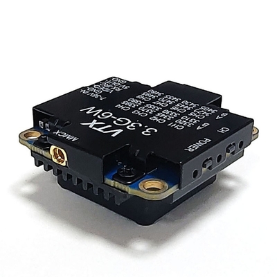 3.3Ghz 6W 無線オーディオビデオトランスミッター 3.3G UAV FPV VTX RC ドローンのためのビデオトランスミッション