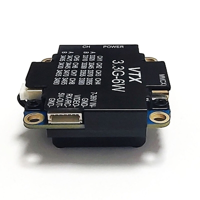 3.3G 6W FPVドローン VTX VRX 3.3GHzワイヤレスビデオ送信機受信機 音声ビデオ伝送