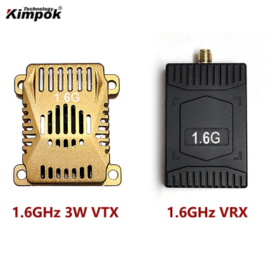 3W送信電力アナログビデオトランスミッター、周波数1450MHz-1825MHz、1.6G VTX、16CH
