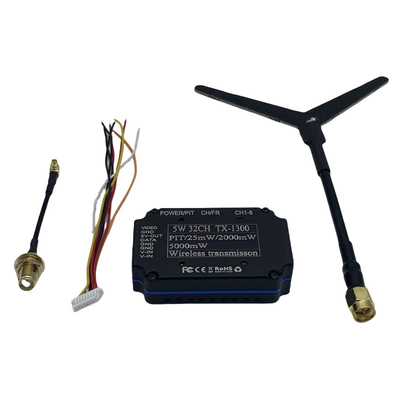 1.2G 1.3G 5W ワイヤレスビデオトランスミッター 32CH FPV VTX 25mW 2000mW 5000mW ビデオリンク