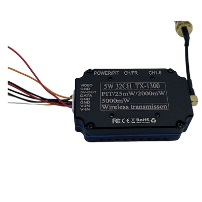 1.2G 1.3G 5W ワイヤレスビデオトランスミッター 32CH FPV VTX 25mW 2000mW 5000mW ビデオリンク