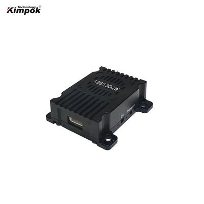 1.2G 2W FPVビデオトランスミッター 1.2GHzドローンVTX、12V DC電源供給による画像伝送