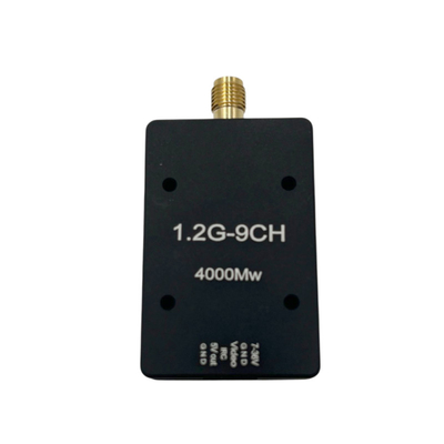 1.2GHz 4W UAVビデオトランスミッター FM変調 9チャンネル VTX ワイヤレス安定伝送
