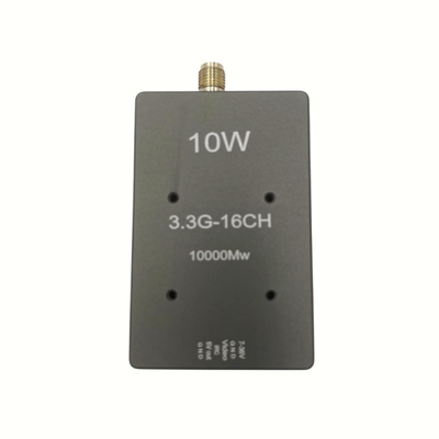 3.3G 10W ドローンビデオトランスミッター 3.3Ghz FPV 無線 VTX 長距離ビデオ送信機