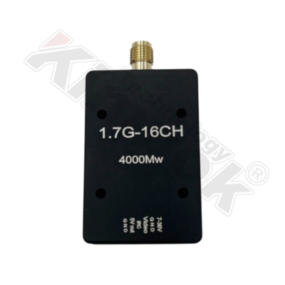 1.7Ghz 4W FPV アナログビデオトランスミッタ 長距離無線VTX UAVビデオTX