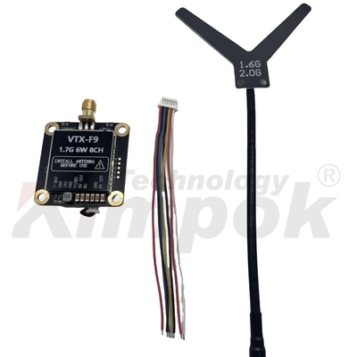 1.7G VTX 1.9G VTX 6W ワイヤレスビデオトランスミッター 20km 長距離画像送信