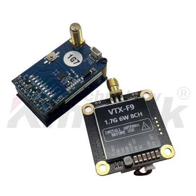 1.7G 6W ワイヤレスビデオ送信機と受信機 8CH IRC Tramp 対応 1.7G VTX VRX