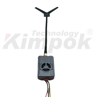 1.7GHz VTX ワイヤレス UAV ビデオ送信機 IRC Tramp ビデオリンク対応 4W RF電力 VTX