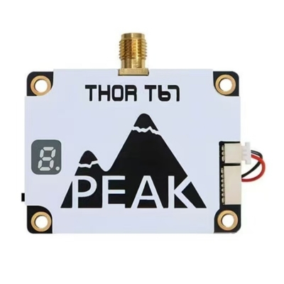 ビデオトランスミッター PEAK THOR T67 6.1G-7.2G 3W 64チャンネル 9-28V DC